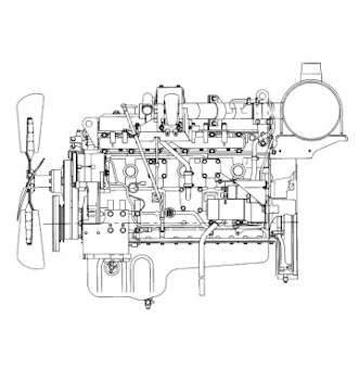Komatsu 6D107-серии фото мотора
