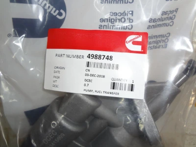 Насос подкачки (ТННД) Cummins B5,9 4988748 (3415699, 3917334, 3921550, 3925856, 3926034, 3930135, 3932225, 3933253, 3936317, 4944716, 3936323, 3933259, 3933212, 4944712, 3936318, 3933254, 3932226, 3930201, 4988753, 4988749, 6743-71-7132, 3936318, 4944711) фото запчасти