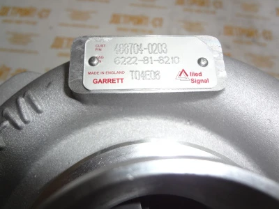 Турбонагнетатель Komatsu 6151-82-8500 (WG1318902, 335556, WG1129406, 4667045211, S6151818500, T916283) фото запчасти
