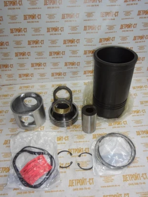 Поршнекомплект (поршень, гильза, палец, кольца) Cummins N-14 3803742 (3804501) фото запчасти