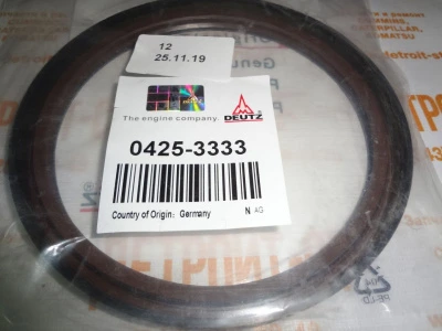 Манжета вала Deutz TCD2013 L04 2V, DF4M1013 C/E/EC/CP/FC 04253333 (4253333, 0425-3333, 81-10424-00, 7421486084, 21486084, 69359, 01027763B, 81-01256-SX, 084.610, 81-36001-00, 96680, 04202332, 04253543, 04907773) фото запчасти