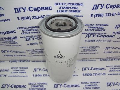 Масляный фильтр Deutz 01183574 (0118-3574, 2050105SX, TF6502, 0451105067, P553771, W962) фото запчасти