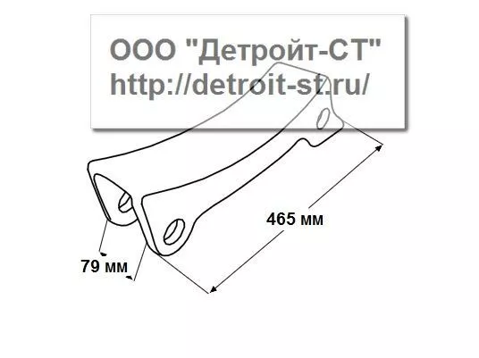 Протектор Komatsu 195-78-21320 (модели: D135, D150, D155) фото запчасти