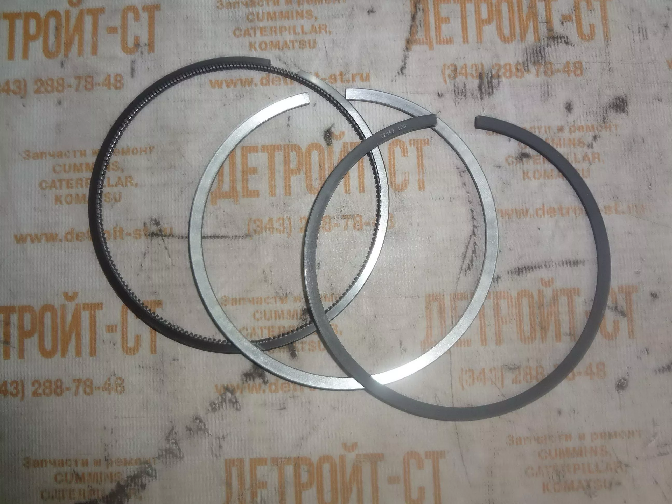 Кольца поршневые (к-кт на цилиндр) Komatsu 1241748H92 (3802429, 3802258) –  купить в магазине «Детройт-СТ». Узнать цену